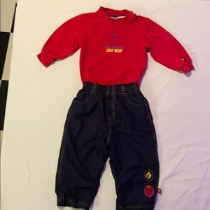 NWOT LEGO WEAR BOYS 24M - 2 PC RUNNING PANT SET